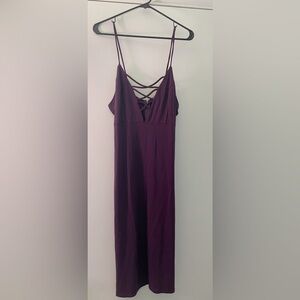 Charlotte Russe purple bodycon dress. Size XL.